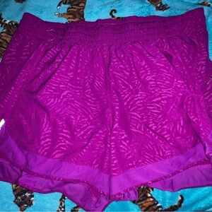 Purple Zebra Shorts XL